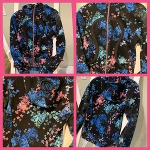 Lululemon scuba hoodie black petal size 4 EUC
